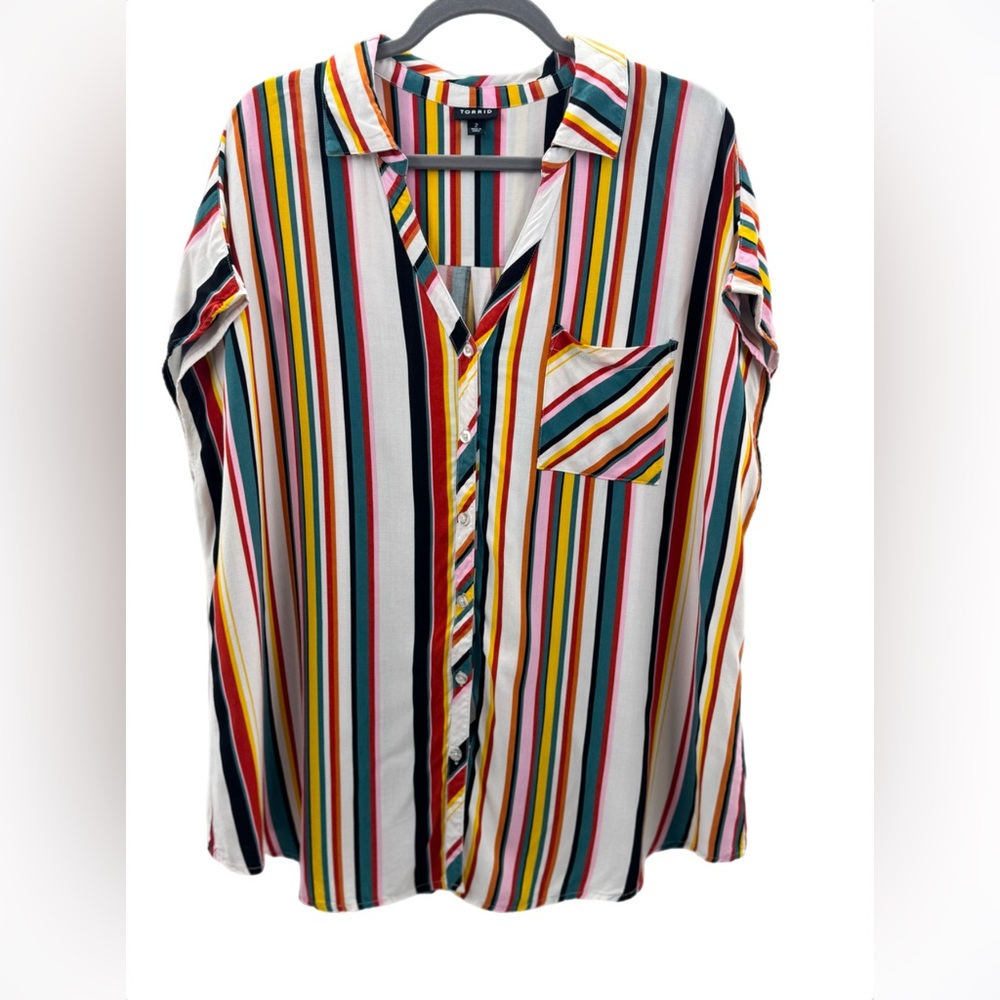 Torrid Multicolored Stripe - image 1